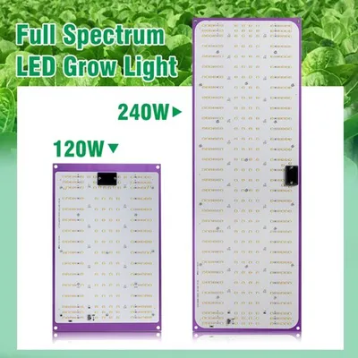 Obrázok produktu pre LED rastlinné svetlo – 120 W – s reguláciou jasu – vodotesné – hliníkové – vhodné do skleníkov a na pestovanie sadeníc