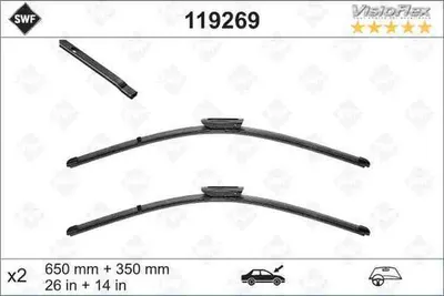Produktbild von Swf Wischbl-Set Visioflex Fuer Renault C