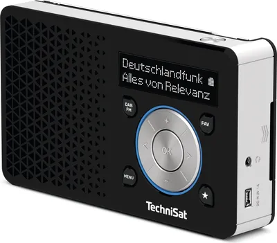 Obrázek produktu pro TechniSat DIGITRADIO 1, Cestovní, Analogový a digitální, DAB, DAB+, FM, 87,5 - 108 MHz, 174 - 240 MHz, 1 W