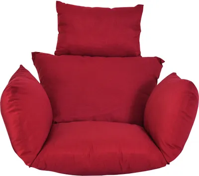 Produktbild von Topchances Hängesessel Kissen Auflagen Schaukelstuhl Sitzkissen Hängestuhl Sitzauflage Auflage Polster Ersatzkissen für Hängesessel,Weinrot