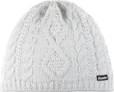 Produktbild von EISBÄR Nelia Strick Mütze mit Zopfmuster und Merino weiss