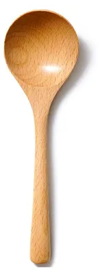 Produktbild von Großer Holzlöffel mit langem Griff aus Buchenholz für Suppe, Schöpfen, Salat und Dessert