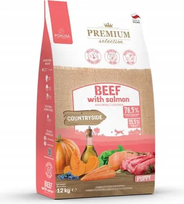 Immagine prodotto di POKUSA - Per cuccioli - Manzo con salmone - 12 kg