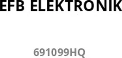 Obrázek produktu pro EFB Elektronik 691099HQ, Ocel, Černá, Stříbrná