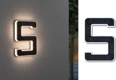 Zdjęcie produktu dla Paulmann solarna lampa LED z numerem domu 5