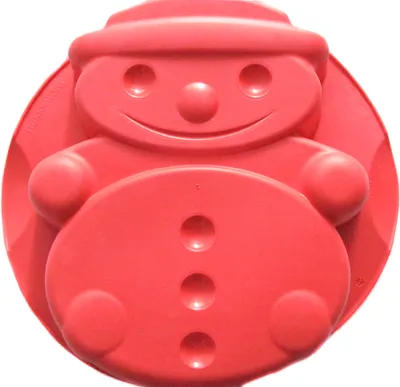 Produktbild von TUPPERWARE Backen Silikonform rot Schneemann Silikon Backform