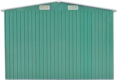 Produktbild von "2026 Aktion"Gerätehaus Moderner design - Geräteschuppen - Garagenzelt 257x392x181 cm Metall Grün DEMöbel 5439070