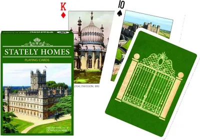 Produktbild von Piatnik Stately Homes Speelkaarten - Single Deck