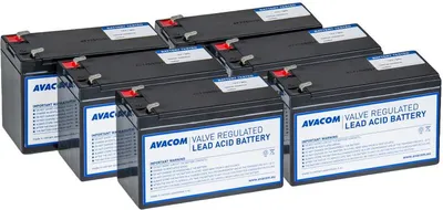 Productafbeelding van AVACOM AVA-RBP06-12090-KIT, compatibel met AEG, Armac, CyberPower, Dell, Eaton, Effekta, FSP Fortron, HP, Legrand, Vertiv