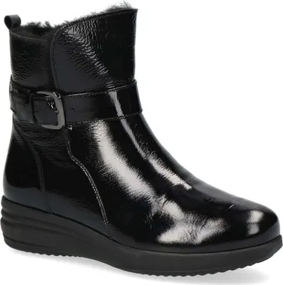Zdjęcie produktu dla Caprice Ankle Boot - Black Leather Rozmiar: 36 Normal