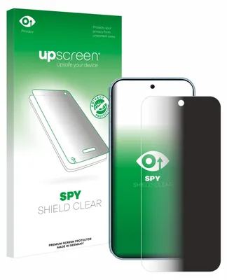 A product box and a screen protector on a smartphone.