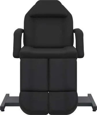 Zdjęcie produktu dla vidaXL Fotel kosmetyczny ze sztucznej skóry czarny 180x62x78 cm