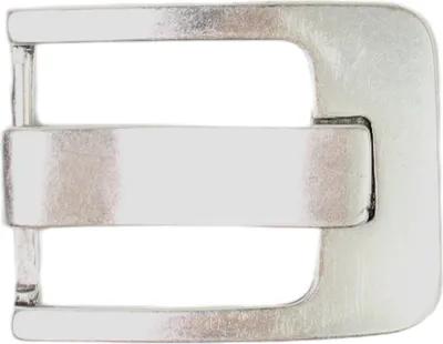 Produktbild von FRONHOFER klassische Gürtelschnalle, Breitdornschnalle, silber, 4 cm
