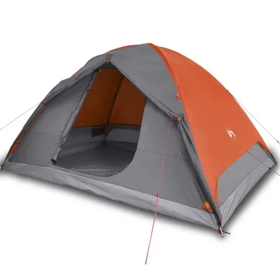 Image de vidaXL Tente de camping dôme 6 personnes orange étanche à l'eau