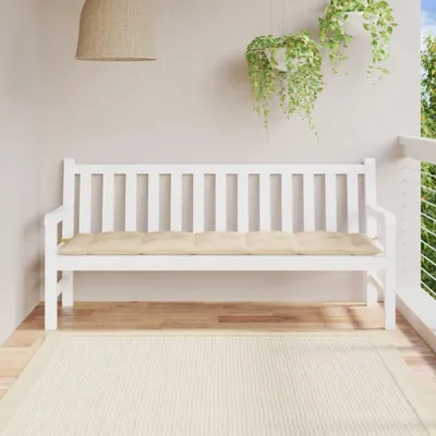 Produktbild von vidaXL Gartenbank-Auflage Beige 180x50x7 cm Oxford-Gewebe