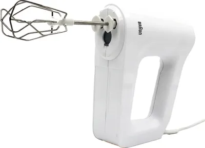 Produktbild von Braun MultiMix 3 HM 3137, Handmixer, Weiß, 500 l, Kunststoff, Edelstahl, 500 W, 75 mm