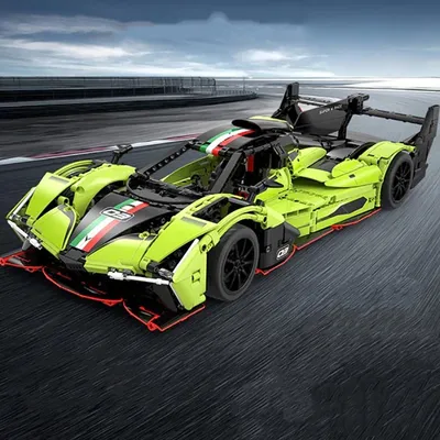 Produktbild von Baukasten für ein Supercar-Modell – 1817 Teile – Konstruktionsspielzeug für Erwachsene und Kinder