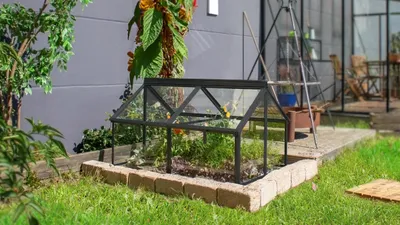 Produktbild von Vitavia Frühbeet Gaia Jumbo, ESG, schwarz