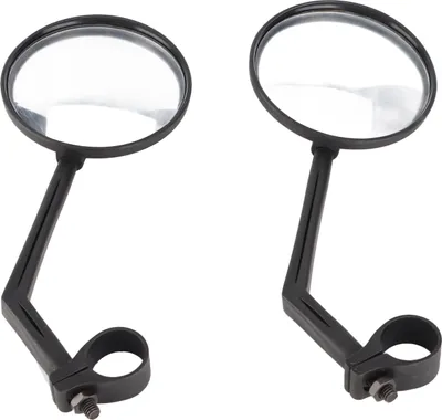 Imagen del producto de 2 espejos retrovisores convexos universales para manillar, compatibles con bicicletas de carretera