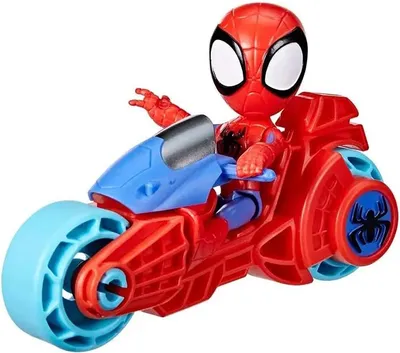 Image de Marvel Spidey Figurine Et Set De Moto Rouge Rouge One Size