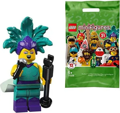Produktbild von LEGO Serie 21 Minifiguren Cabaret Sänger Minifigur 71029 (Beutel)