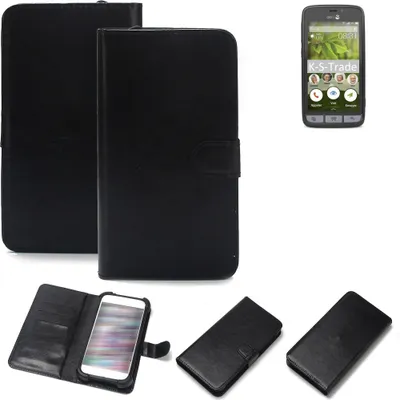Produktbild von K-S-Trade Handyhülle Schutzhülle kompatibel mit doro 8031 Handy Schutz Hülle Handyhülle Bumper schwarz 1x