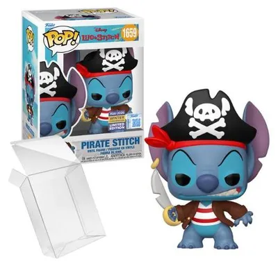 Zdjęcie produktu dla Funko Pop! Disney: Lilo i Stich – Stich-pirat #1659 (edycja limitowana na zimowe targi 2025)