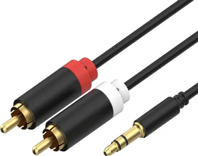 Immagine prodotto di Cavo mini jack da 3,5 mm a RCA, nero, 1,5 m