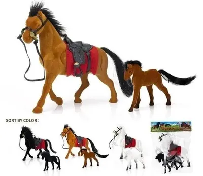 Image de Chevaux floqués MIX - Merkpol