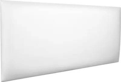 Produktbild von Polsterpaneel Wandkissen Wandpolster Bettkopfteil Wandpaneel Schlafzimmer | 60 x 30 cm | Weiß