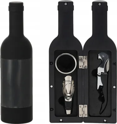 Produktbild von Weinzubehör in Flaschenform Geschenkset
