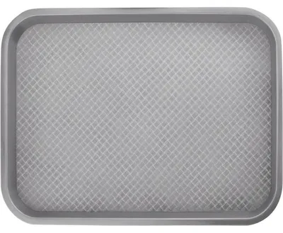 Produktbild von Fast Food Tablett 350 x 450 mm, grau
