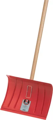 Zdjęcie produktu dla Idealny pług śnieżny z blachy stalowej z drążkiem z twardego drewna 350x500 mm