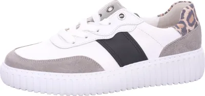 A single women's sneaker is shown from the side against a white background.