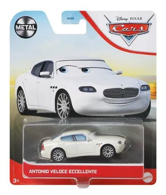 Produktbild von Mattel DXV29; GXG64 - Disney Pixar Cars Die-Cast Antonio Veloce Eccellente