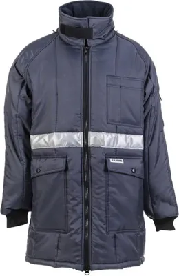Produktbild von Größe L Herren Planam Kühl-/Gefrierhaus Kühlhaus Parka marine Innenfutter rot Modell 5121
