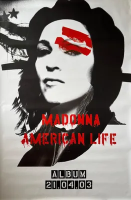 Obrázek produktu pro Madonna – American Life – 2003 – Plakát – 100x152 cm