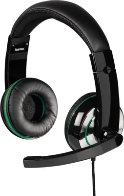 Produktbild von Hama Insomnia Ice, Kabelgebunden, Gaming, 20 - 22000 Hz, Kopfhörer, Schwarz, Grün