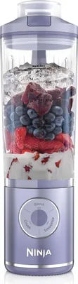 Produktbild von Ninja Blast Max Tragbarer Mixer/Blender/Smoothie Maker, 570 ml, wiederaufladbar, Mixbecher & auslaufsicherer Deckel, 3 Funktionen, Smoothies,