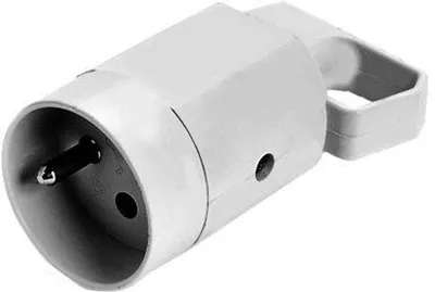Immagine prodotto di Presa 315-01 con occhiello con messa a terra 2P+Z 16A  250V IP20 BIANCA VIPLAST 315-01