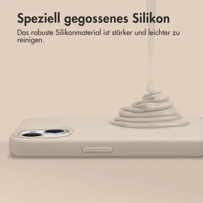 Produktbild von Accezz Liquid Silikoncase mit MagSafe Samsung Galaxy S26 Ultra - Stone