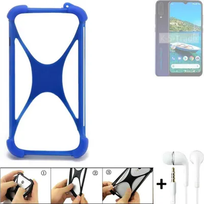 Produktbild von Bumper kompatibel mit General Mobile  Gm 10 Schutzhülle Handyhülle Silikon Schutz Hülle Cover Case Silikoncase Silikonbumper TPU Softcase