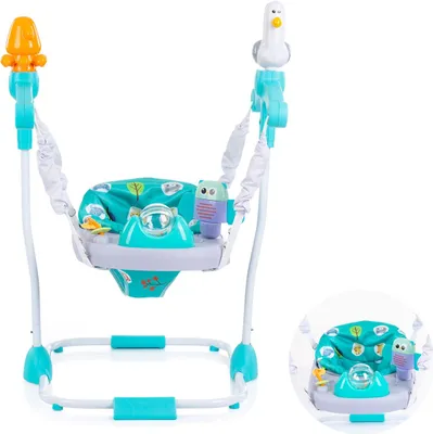 Produktbild von Chipolino Hopser Jumper Macarena, Spielcenter, Melodien, Licht, hhenverstellbar blau