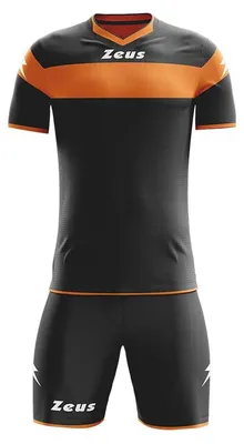 Produktbild von 4XS nero/arancio|Zeus Kit Apollo Trikot-Set + Shorts 2-teilig nero/arancio
