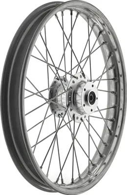 Produktbild von Speichenrad, 1,6x17 Zoll für Scheibenbremse (Alu-Nabe, Edelstahlfelge, Edelstahlspeichen)