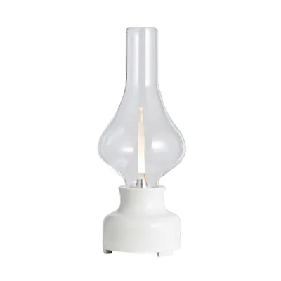 Produktbild von Lindby LED-Akkutischleuchte Maxentius, creme, Glas, Dimmer