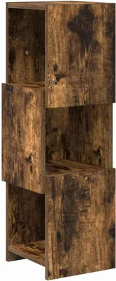 Produktbild von vidaXL Eckschrank Geräucherte Eiche 25,5x25x80cm Holzwerkstoff
