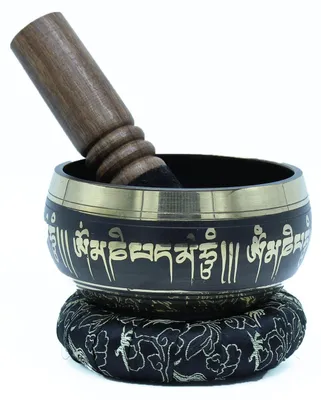Imagen del producto de Juego de cuencos tibetanos de flor de loto