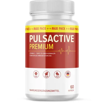 Produktbild von Pulsactive Premium Kapseln | Idealer Begleiter für Ihr Ziel | Im großen Maxi-Pack | Inhalt 60 Kapseln