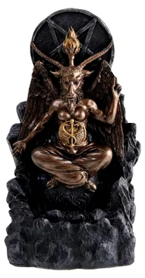 Produktbild von Baphomet Rückfluss Räucherstäbchenhalter 20 cm